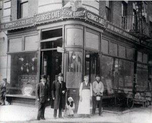 Eugene Kardos's bar, Bronx New York, about 1910